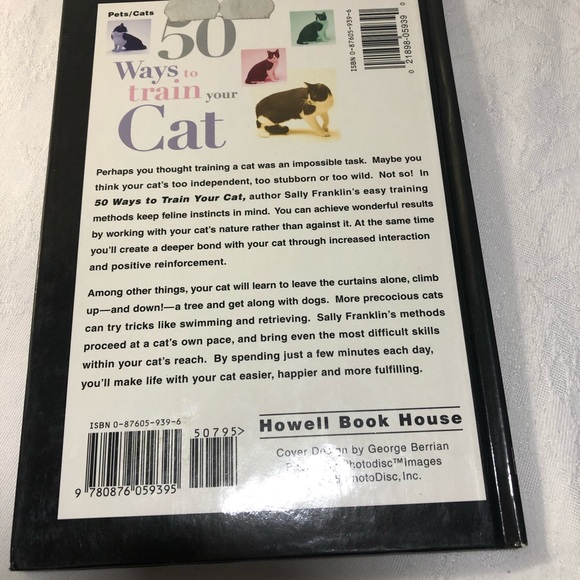 Hardcover Book 50 ways to Train Your Cat - Sally Franklin - Picture 2 of 5
